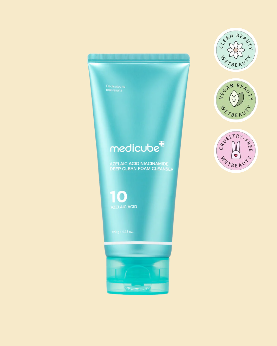 Medicube Azelaic Acid Niacinamide Deep Clean Foam Cleanser 120ml