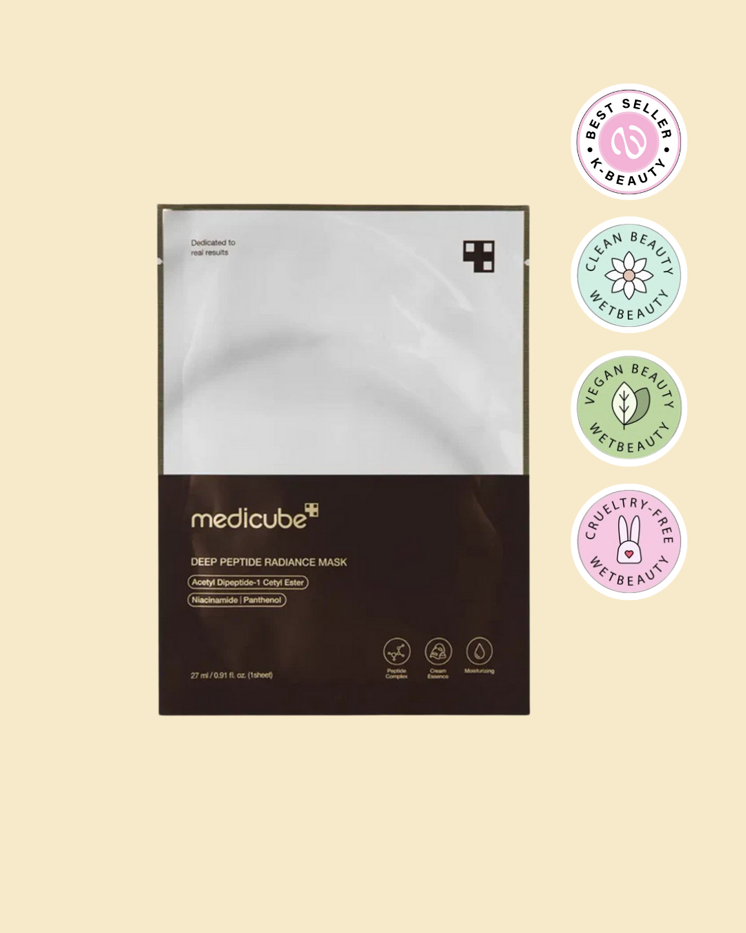 Medicube Deep Peptide Radiance Mask 1pc